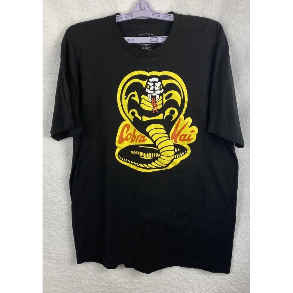 Cobra Kai T-SHIRT black SZ XL karate‎ kid dojo 2021 OFFICIAL bioworld karate